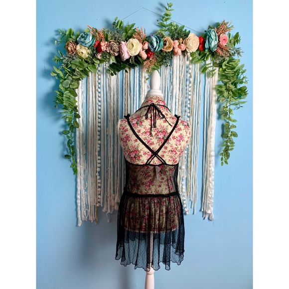 Intimately Free People Swiss Dot Sheer Slip Medium - Picture 5 of 6